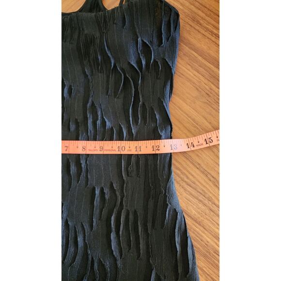 Nana Jacqueline Franca LBD Stretch Mini Dress Rhinestone On Strap Large NWT $368 - Picture 15 of 16